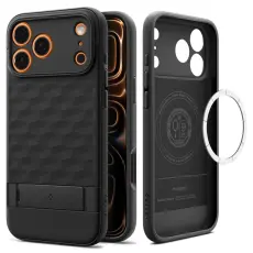 Spigen iPhone 17 Pro Skal MagSafe Parallax 'S' Matt Svart