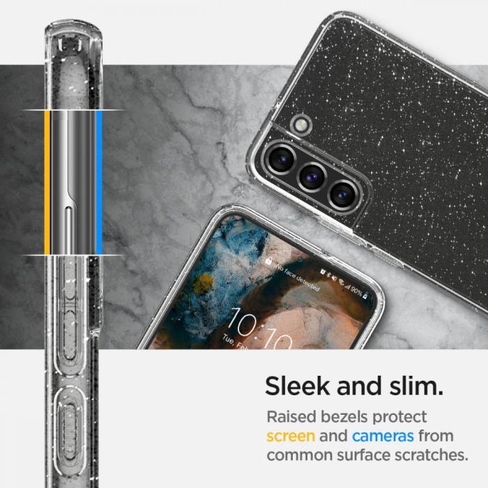 Bild 6, Spigen Samsung Galaxy S22 Skal Glitter Liquid Crystal