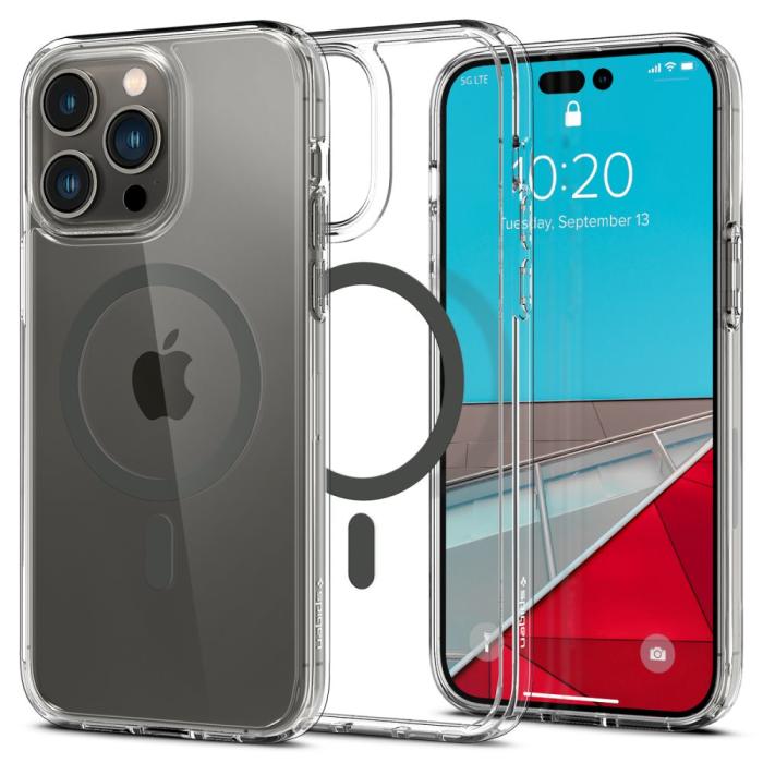 Bild 1, Spigen iPhone 14 Pro Max Skal Ultra Hybrid Mag MagSafe Grafit