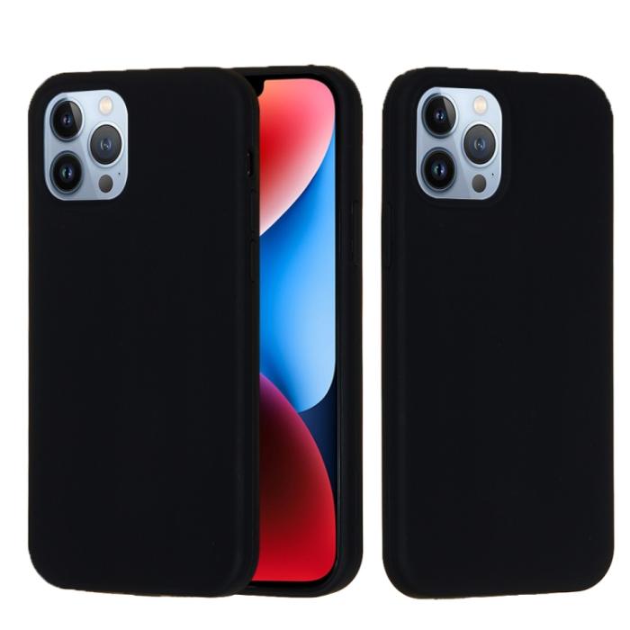 Bild 1, iPhone 15 Pro Skal Silikon Svart