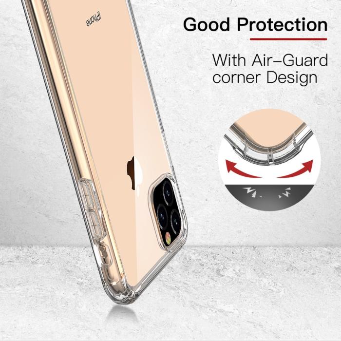 Bild 4, iPhone 11 Pro - Shockproof TPU Skal - Transparent