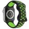 Sportarmband Dual-Color Apple Watch 42/44/45/49 mm (M/L) Svart/Grön