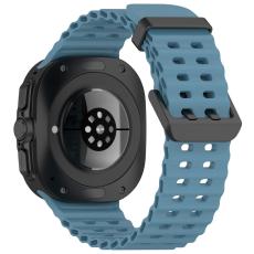 Galaxy Watch Ultra (2025) 47 mm Armband Wave Design Blå