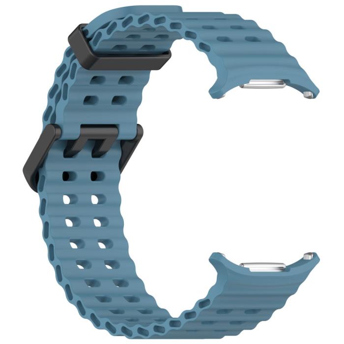 Bild 3, Galaxy Watch Ultra (2025) / 47 mm Armband Wave Design Blå