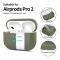 Tech-Protect AirPods Pro 1/2 Skal Silikon Olive Green