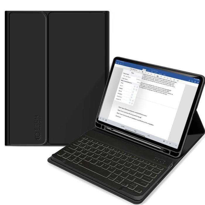 Bild 1, Tech-Protect iPad Air 10.9 2020/2022/11 2024 Fodral SC Tangentbord