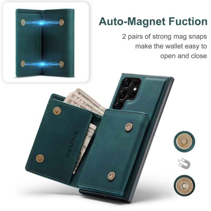 Bild 6, DG.MING Samsung Galaxy S22 Ultra Skal 2in1 Magnetisk Avtagbart Kortfack