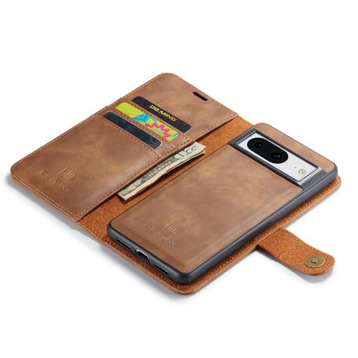 Bild 6, DG.MING Google Pixel 8 2in1 Magnet Fodral / Skal Brun