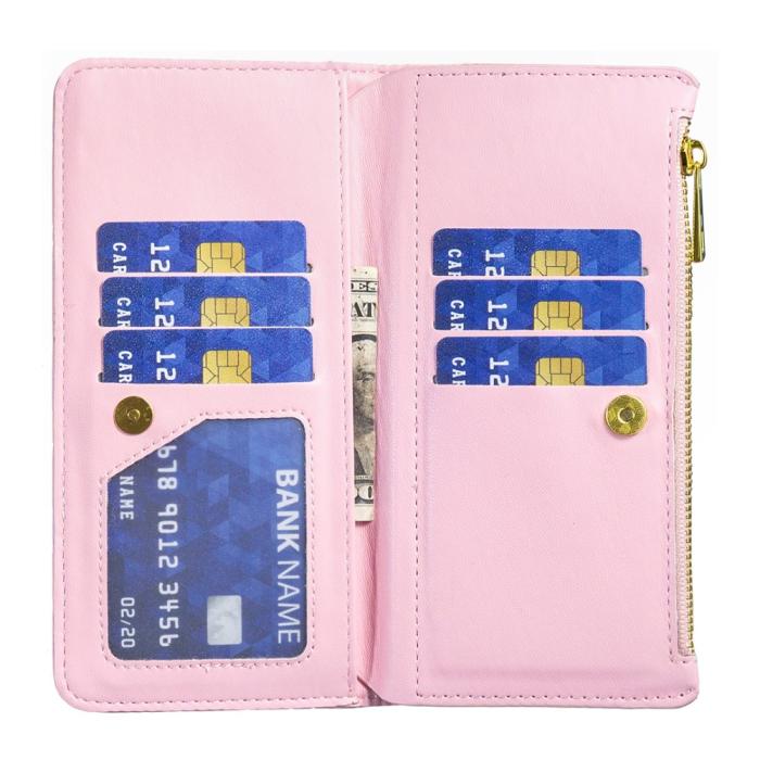 Bild 4, BINFEN Galaxy S25 Ultra Fodral Diamond Multifunktionell Rosa