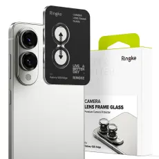 Ringke Samsung Galaxy S25 Edge Linsskydd H&auml;rdat Glas Svart