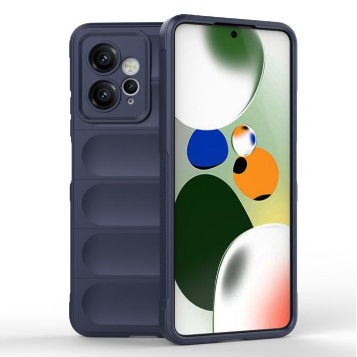 Bild 1, Xiaomi Redmi Note 12 4G Skal Magic Shield Mörk Blå