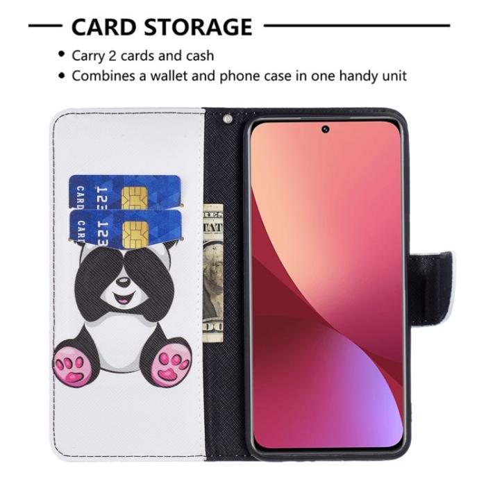 Bild 5, Xiaomi 12 Fodral Med Tryck Baby Panda