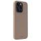 holdit iPhone 15 Pro Mobilskal Silikon Mocha Brown