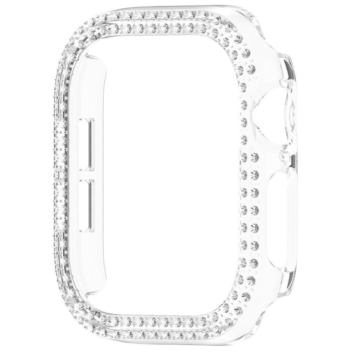 Bild 2, Apple Watch 10 42 mm Skal Rhinestone Transparent