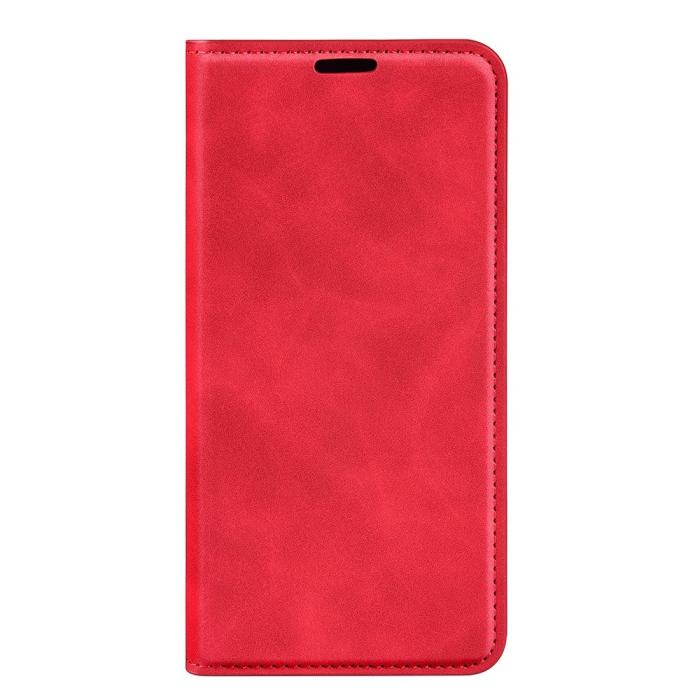 Bild 5, Samsung Galaxy S23 Plus Flip Fodral Skin Touch Röd