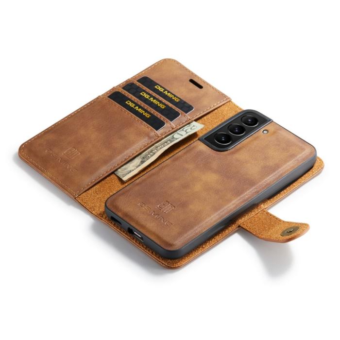 Bild 6, DG.MING Galaxy S23 Plus 2in1 Magnet Fodral / Skal Brun