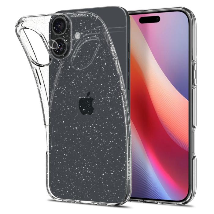 Bild 1, Spigen iPhone 16 Plus Skal Liquid Crystal Glitter