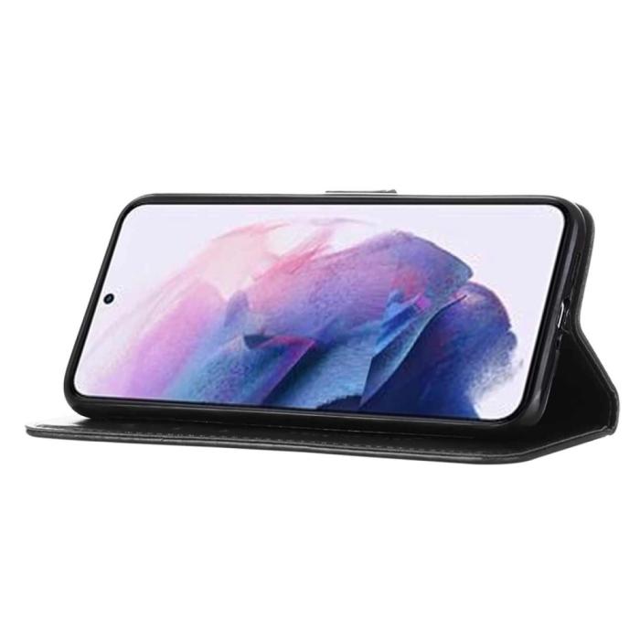 Bild 3, Samsung Galaxy S23 Fodral Fjäril Tryck Svart