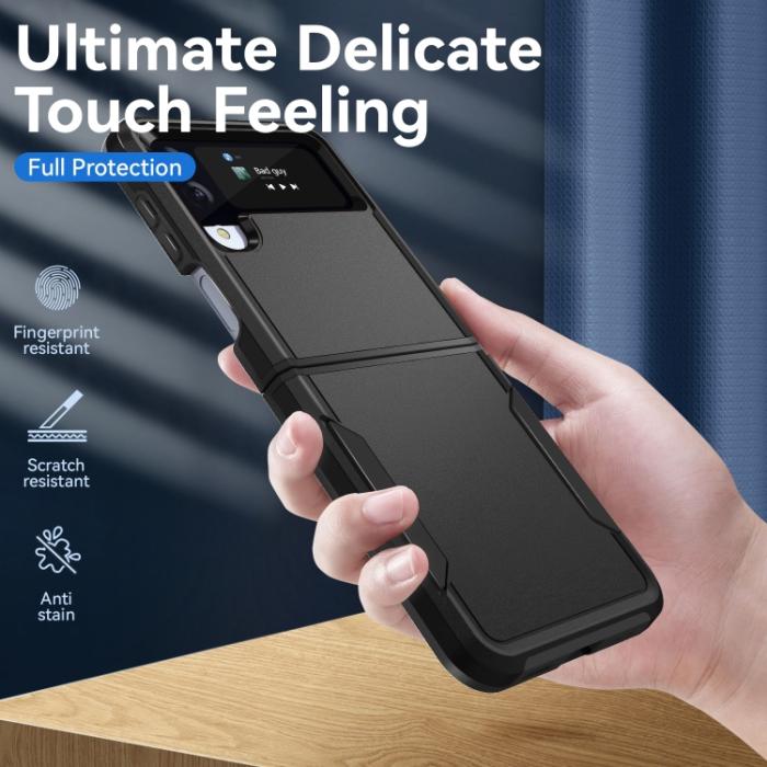 Bild 3, Samsung Galaxy Z Flip 4 Skal Heavy Armor Hybrid Svart