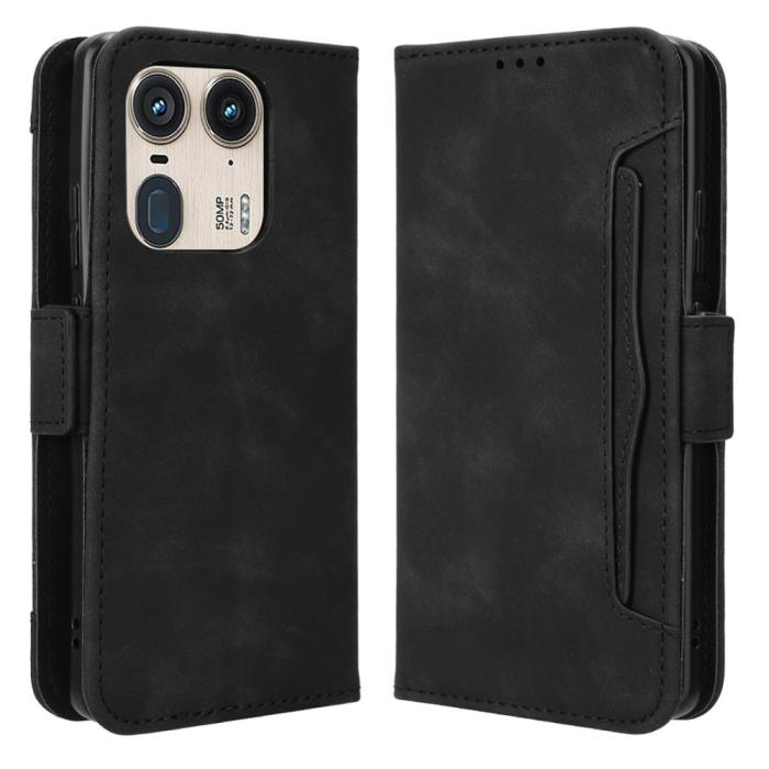 Bild 1, Motorola Edge 50 Ultra 5G Fodral Med Avtagbart Kortfodral Svart