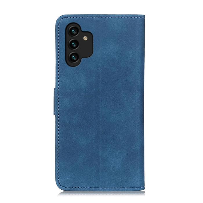 Bild 3, KHAZNEH Samsung Galaxy A13 4G Fodral Retro Läder Blå