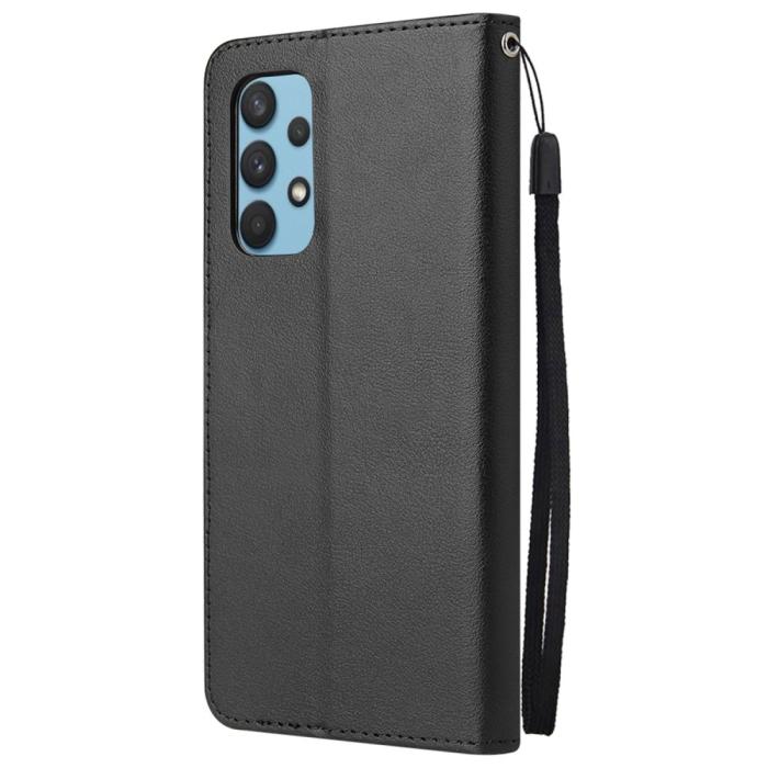 Bild 6, Samsung Galaxy A04s / A13 4G/5G Fodral Solid Läder Svart