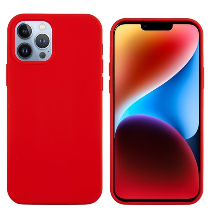 Bild 2, iPhone 15 Pro Skal Silikon Röd