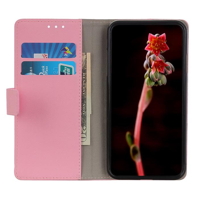 Bild 3, Samsung Galaxy A72 - Läder Fodral - Rosa