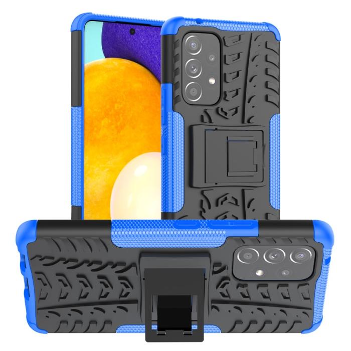 Bild 1, Samsung Galaxy A53 5G Skal Stöttåligt med Stöd Blå