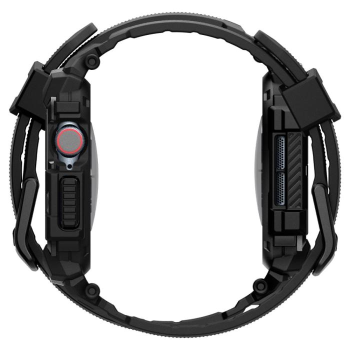 Bild 3, Spigen Apple Watch 11/10 46 mm Skal Rugged Armor 'Pro' Svart
