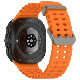 Galaxy Watch Ultra 47 mm Armband Wave Design Orange