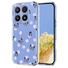Xiaomi 17 Skal TPU Fj&auml;rilar/Blommor