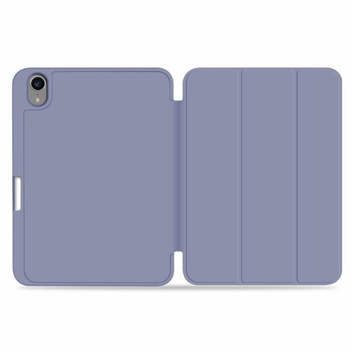 Bild 4, iPad Mini 2024/2021 Fodral Slim Tri-Fold Pennhållare Lila