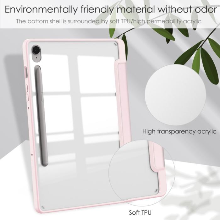Bild 6, Galaxy Tab S9 FE Fodral Hybrid Pennhållare Rosa