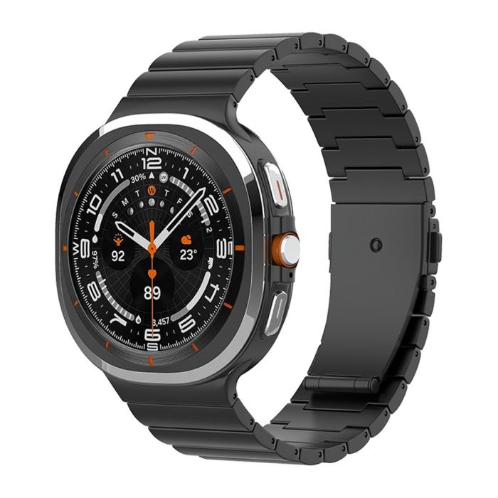 Bild 2, Samsung Galaxy Watch 8 46/44/40 mm Armband Metall Svart