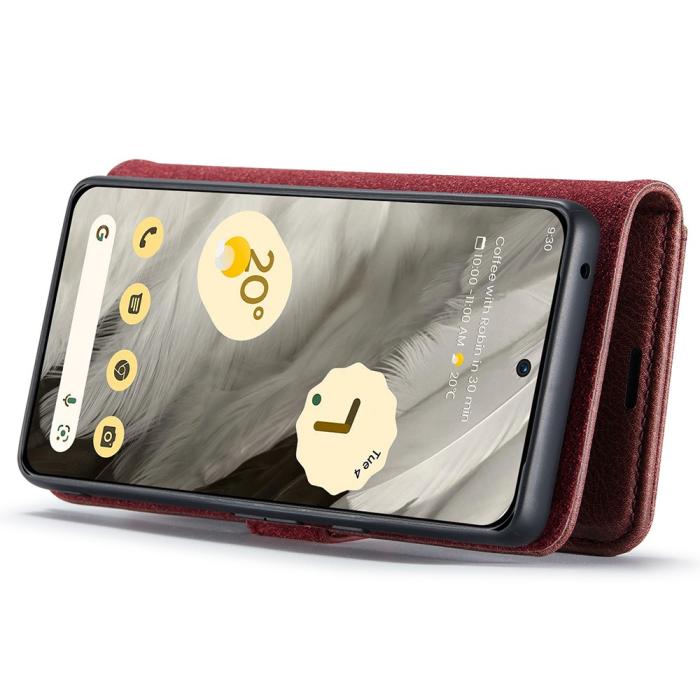 Bild 4, DG.MING Google Pixel 8 2in1 Magnet Fodral / Skal Röd