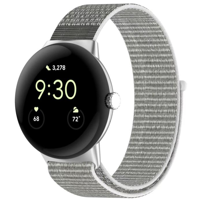 Bild 4, Google Pixel Watch / Watch 2 Nylon Loop Armband Blå/Lila