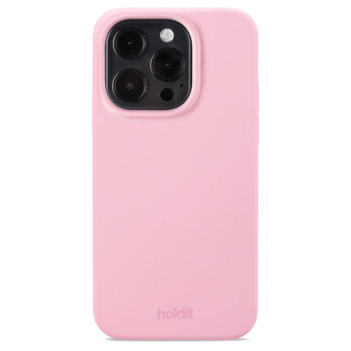Bild 1, holdit iPhone 15 Pro Mobilskal Silikon Pink