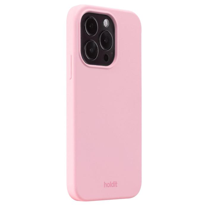 Bild 2, holdit iPhone 15 Pro Mobilskal Silikon Pink