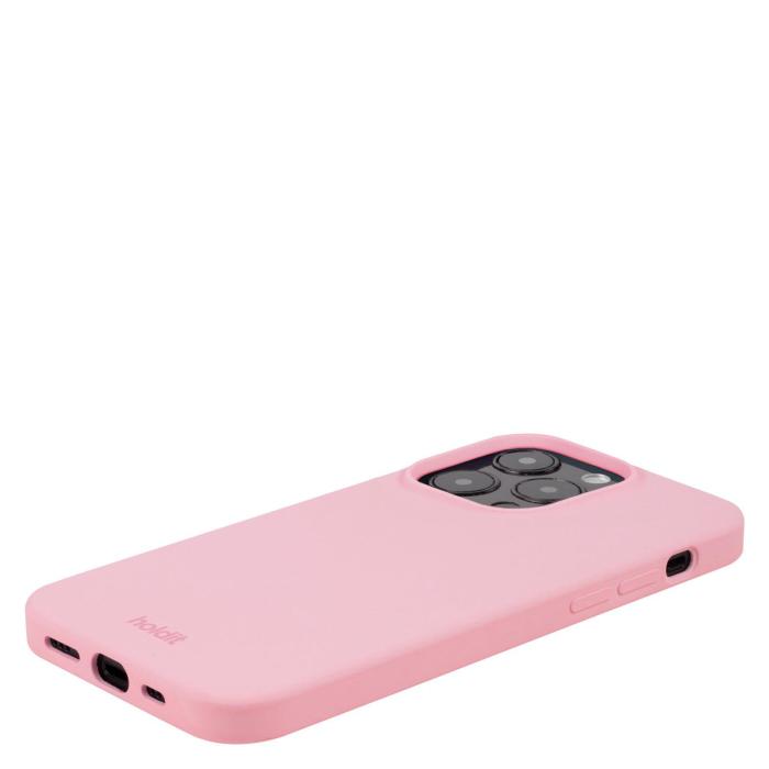 Bild 3, holdit iPhone 15 Pro Mobilskal Silikon Pink