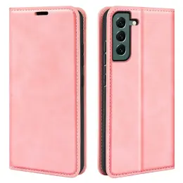 Samsung Galaxy S23 Plus Flip Fodral Skin Touch Ljus Rosa