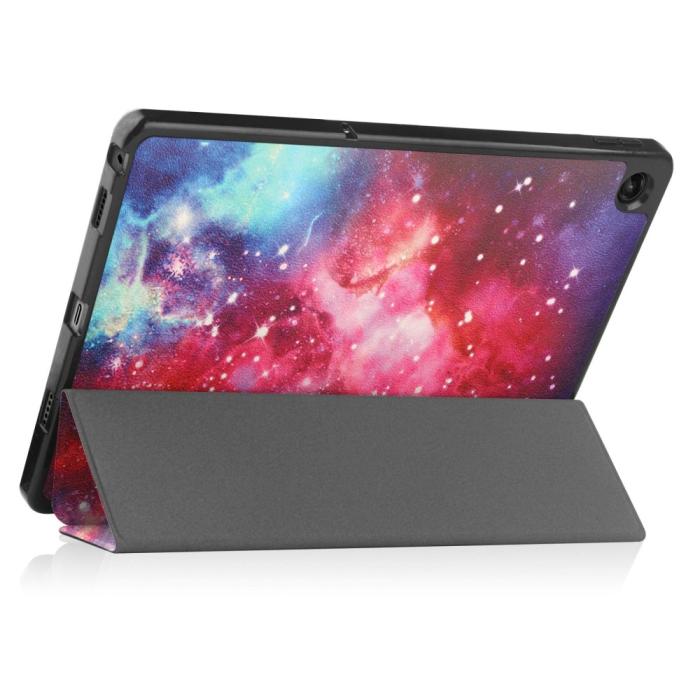 Bild 5, Lenovo Tab M10 Plus Gen 3 Fodral Tri-Fold Cosmic Space