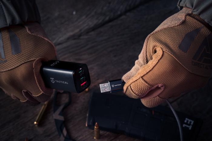 Bild 7, Tactical 65W GaN Väggladdare FlashBang Svart
