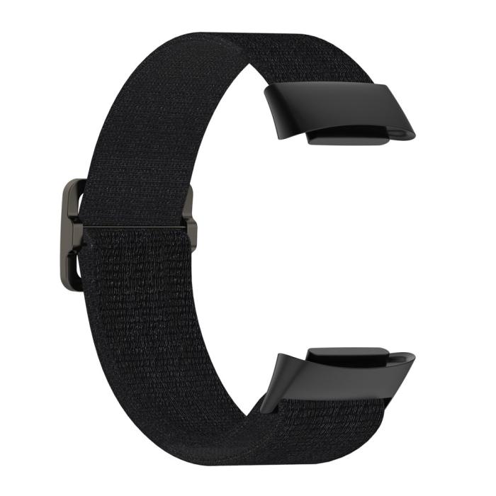 Bild 4, Fitbit Charge 6 / 5 Armband Justerbart Nylon Svart