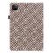 iPad Air 2020/2022/2024 / Pro 11 2020/2021 Fodral Vävd Textur Brun