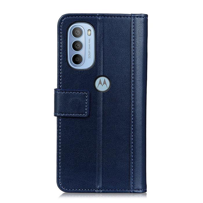 Bild 3, Motorola Moto G31 / G41 Fodral Läder Blå