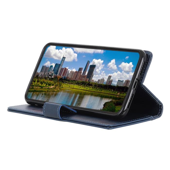 Bild 4, Motorola Moto G31 / G41 Fodral Läder Blå