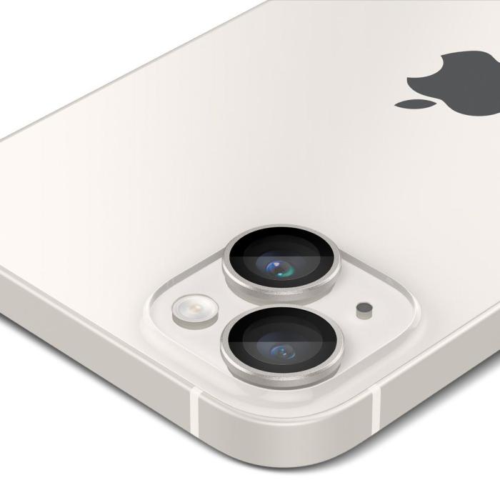 Bild 4, Spigen iPhone 14 / 14 Plus 2-PACK Optik.tR 