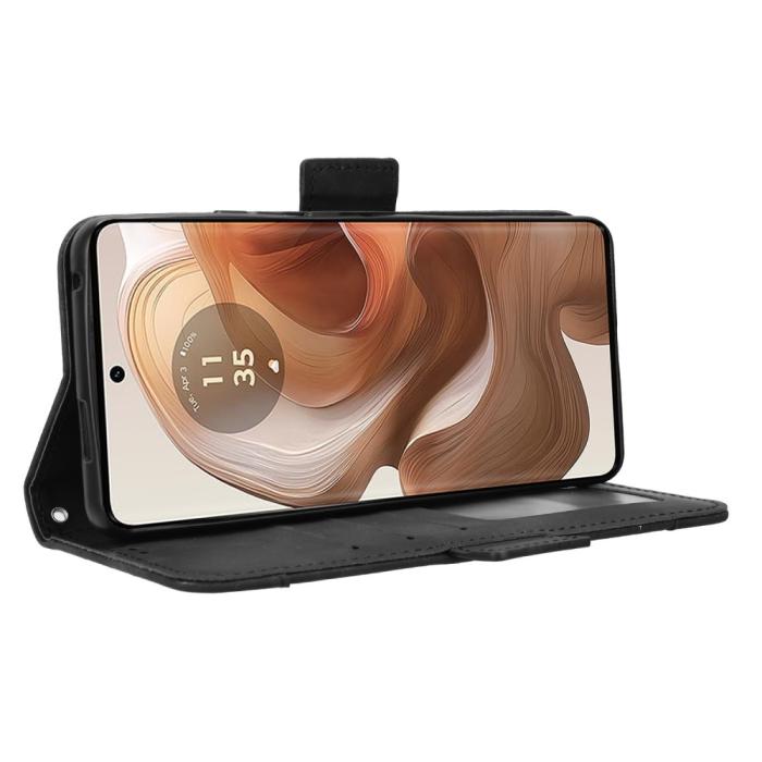 Bild 4, Motorola Edge 50 Ultra 5G Fodral Med Avtagbart Kortfodral Svart