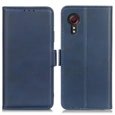 Samsung Galaxy Xcover 7 Fodral L&auml;der Bl&aring;